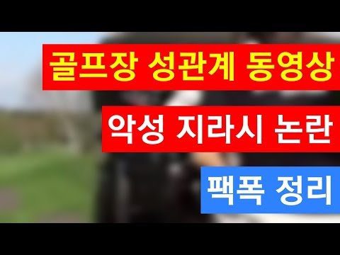 전 H증권사 부사장 골프장 동영상 유포 사건 정리