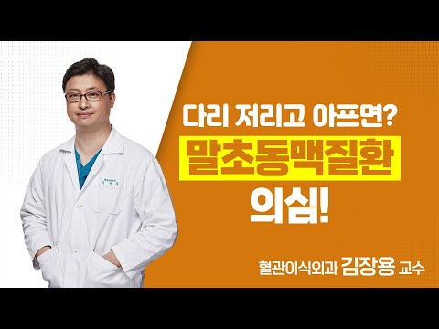 다리 저리고 아프면? '말초동맥질환' 의심! - 김장용 교수 | 서울성모병원