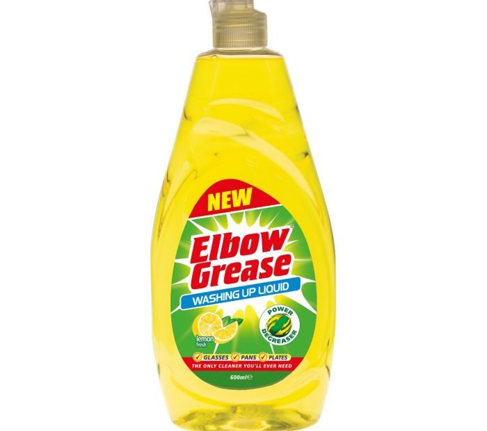 Washing Up Liquid Elbow Grease 600Ml - Lemon | Healthy Living Direct