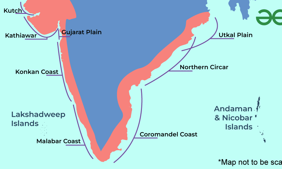 Coastal Plains Of India - Geeksforgeeks