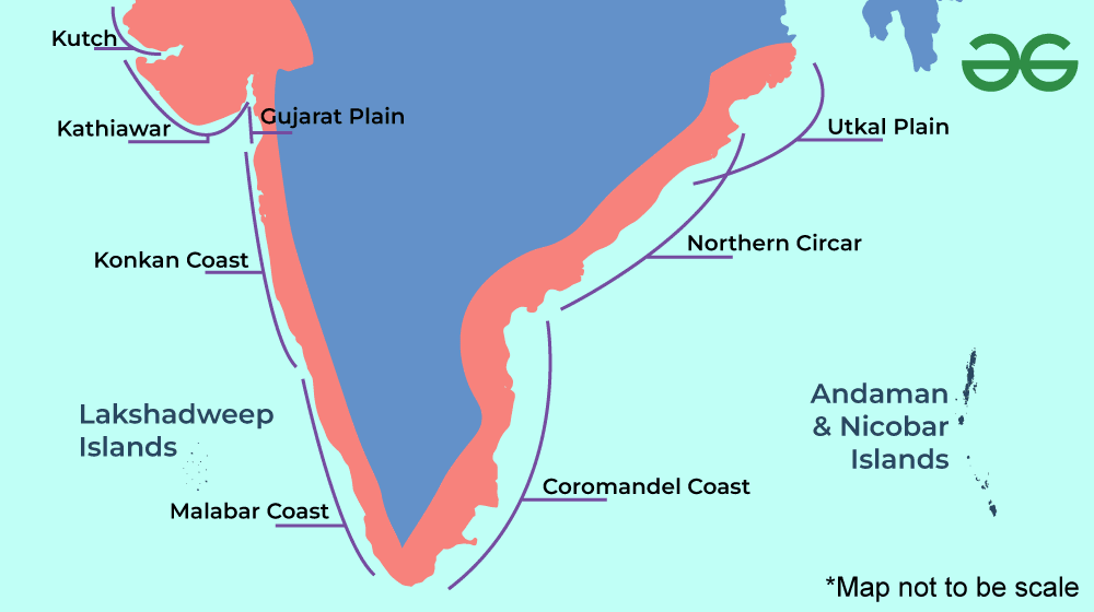 Coastal Plains Of India - Geeksforgeeks