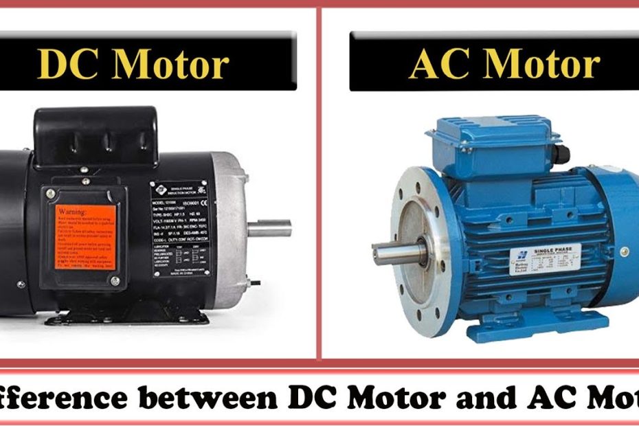 Dc Motor Vs Ac Motor - Difference Between Dc Motor And Ac Motor - Youtube
