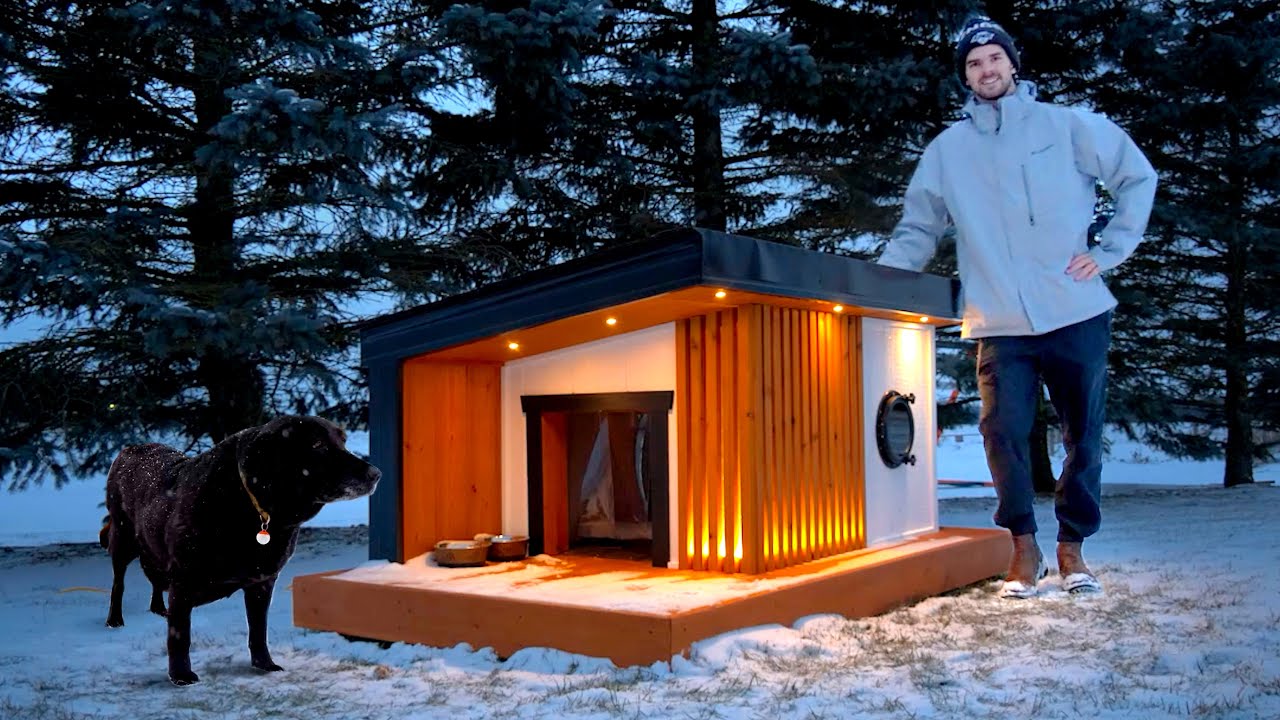 Building A Heated Dog House For Canadian Winters - Youtube