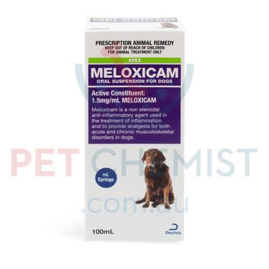 Meloxicam (Apex) 1.5Mg/Ml Oral Suspension For Dogs (100Ml Bottle)