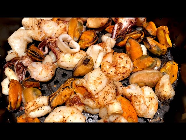 Air Fryer Frozen Seafood Medley Recipe - How To Cook Seafood Mix In Air  Fryer - Dinner In 15 Min! - Youtube