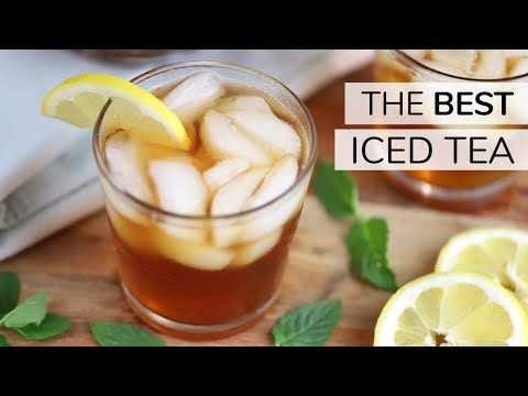 THE BEST ICED TEA | how to make cold brew iced tea