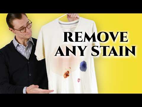 Hoe u vlekken thuis beter uit kleding kunt verwijderen dan met de stomerij